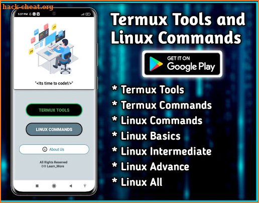 Termux Tools and Linux Command screenshot