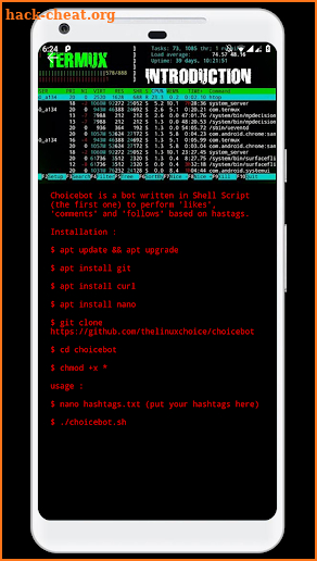 Termux Tutorial screenshot