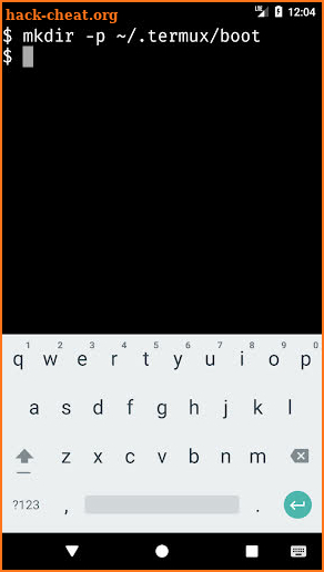 Termux:Boot screenshot
