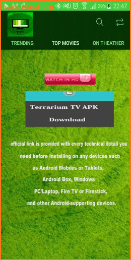 Terraruim tv 2k19 info tip latest version screenshot