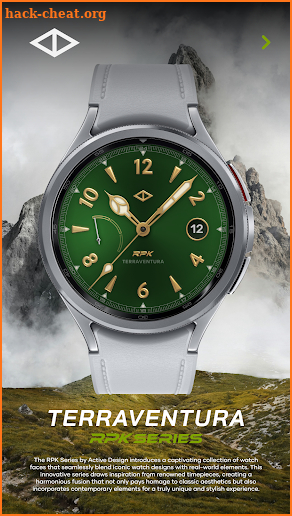 Terraventura Analog Watch Face screenshot