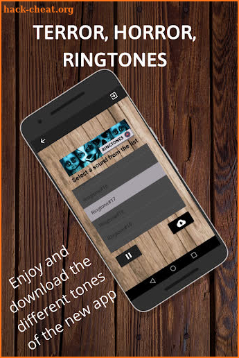 Terror, scary and horror, Ringtones. screenshot