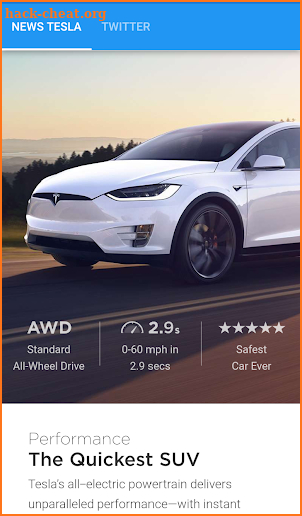 TESLA NEWS screenshot