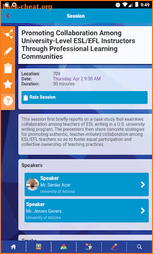 TESOL Conventions screenshot