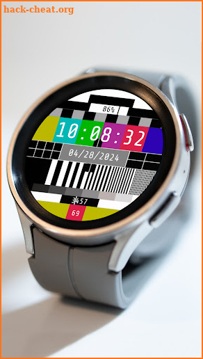 Test Pattern Watch Face screenshot