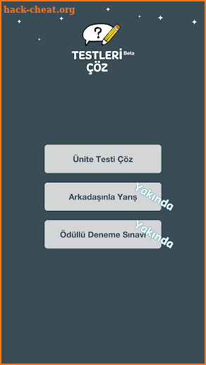 Testleri Çöz screenshot