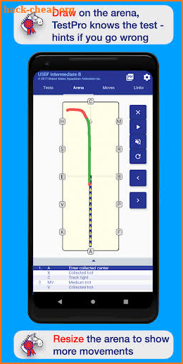 TestPro USEA and USEF Eventing screenshot