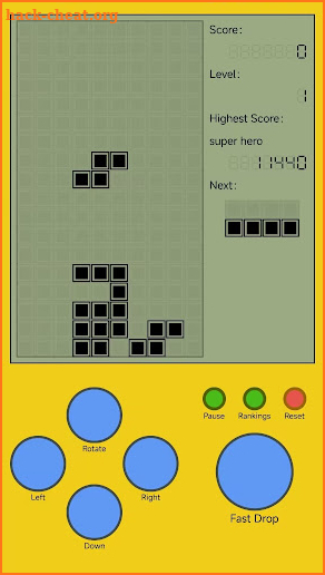 Tetris screenshot