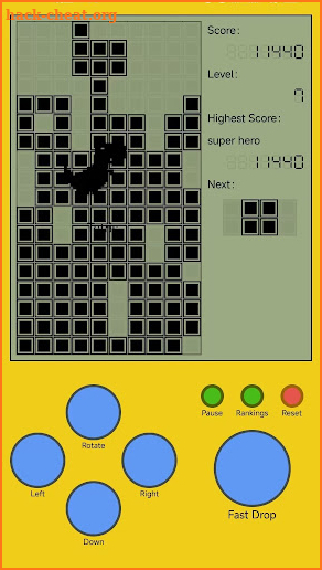 Tetris screenshot