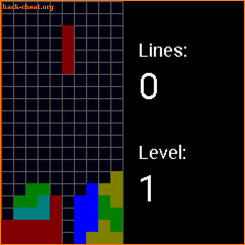 Tetris-like game screenshot