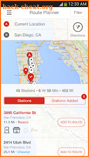 Texaco Station Finder screenshot