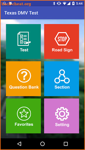 Texas DMV Practice Test screenshot