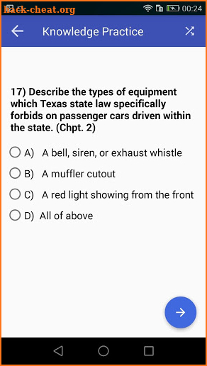 Texas Driver License Practice Test Pro screenshot