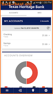 Texas Heritage Bank screenshot