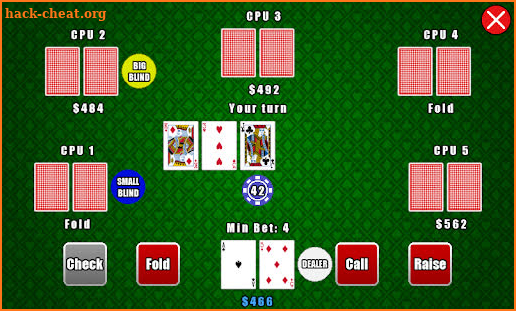 Texas Hold'em - Play online screenshot