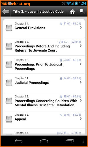 Texas Laws (TX 85th Legislature state code ) screenshot