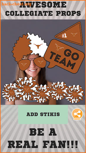 Texas Longhorns Selfie Stickers screenshot