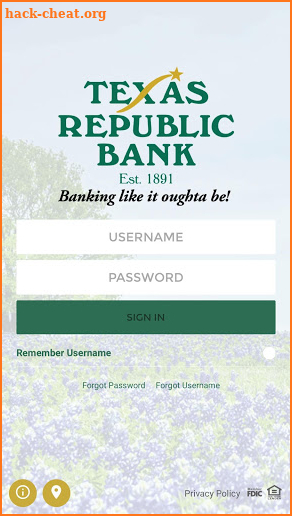 Texas Republic Bank screenshot