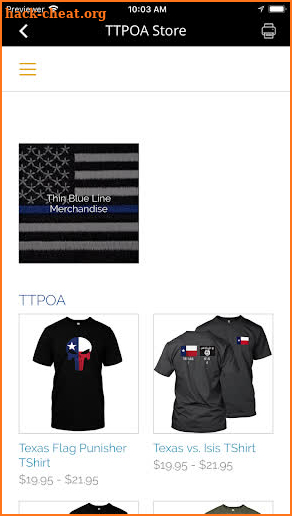 Texas Tactical Police Officers Association, Inc. screenshot