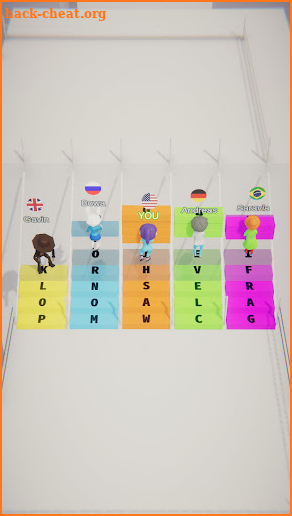 Text Bridge Race screenshot