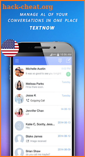 Text Now Text free + Calls screenshot