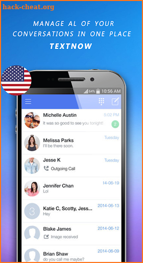 Text Now - text free US Number screenshot