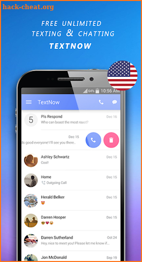 Text Now - text free US Number screenshot