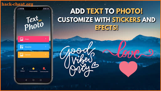 Text on Photo Editor screenshot