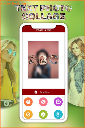 Text Photo Collage Maker Pro screenshot