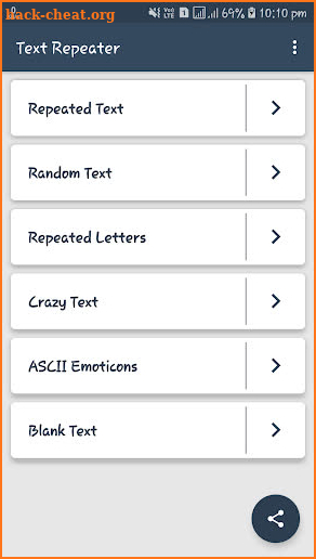 Text Repeater screenshot