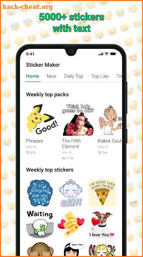 Text Sticker Maker screenshot