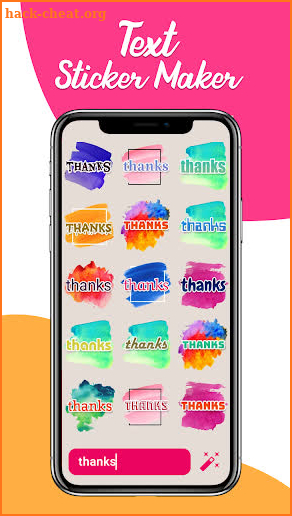 Text Sticker Maker Stikers screenshot