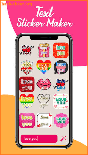 Text Sticker Maker Stikers screenshot