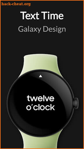 Text Time Watch Face screenshot