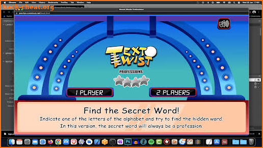 Text Twist Professions screenshot