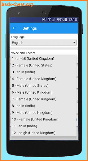 Text Voice Pro Text-to-speech screenshot