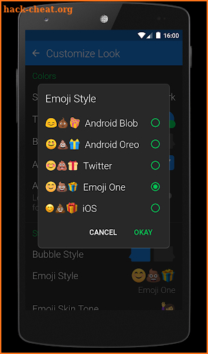 Textra Emoji - Emoji One Style screenshot