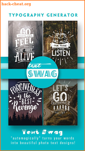 TextSwag, Typography generator screenshot