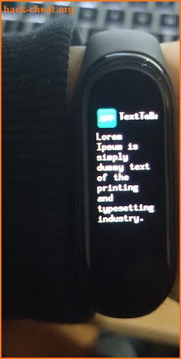 TextToBand - Envía texto a tu Mi Band 4 screenshot