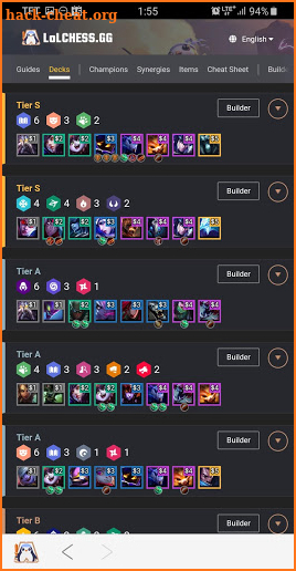 TFT Guide - LoLCHESS.GG screenshot