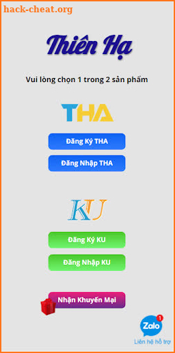 THA-KU Đăng ký screenshot