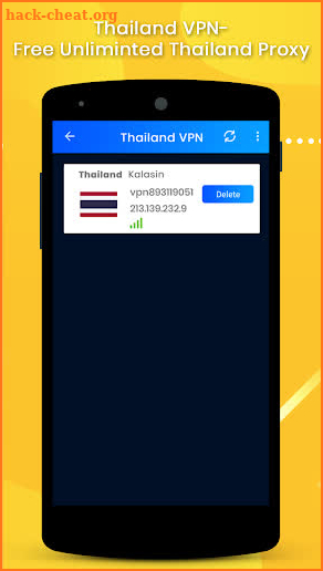 Thailand VPN-Free Unlimited Thailand Proxy screenshot