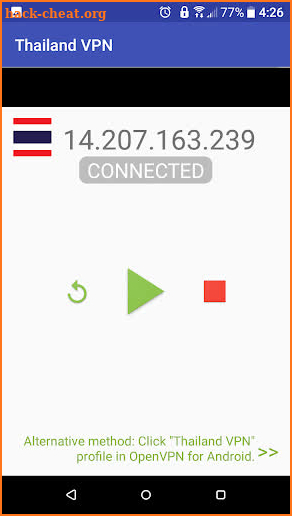 Thailand VPN - Plugin for OpenVPN screenshot