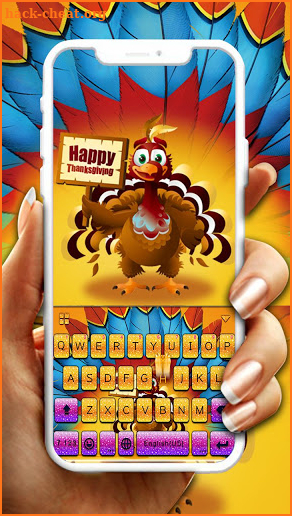 Thanksgiving Day New Keyboard Theme screenshot