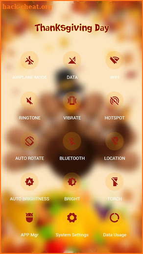 Thanksgiving Days APUS Launcher theme screenshot