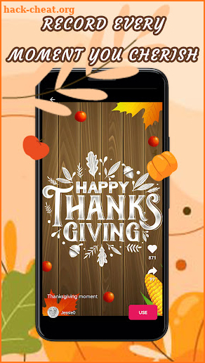 Thanksgiving Greeting Photo Frame & Video Maker screenshot