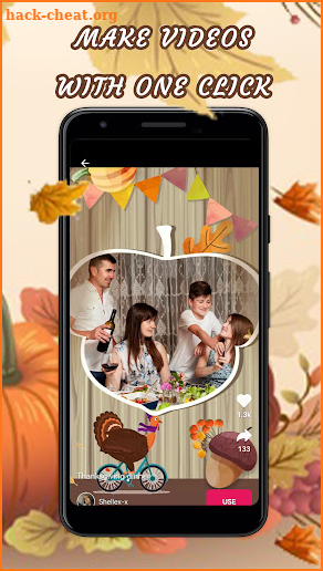 Thanksgiving Greeting Video, Photo Maker 2021 screenshot