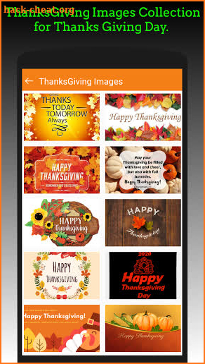 ThanksGiving Greetings screenshot