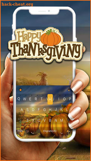 Thanksgiving Happy Keyboard Theme screenshot