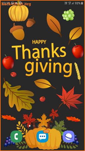 Thanksgiving Live Wallpaper screenshot